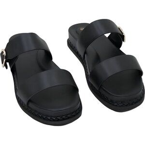 Giani Bernini Gianaa studded slide sandals black slip-on women US 8.5M